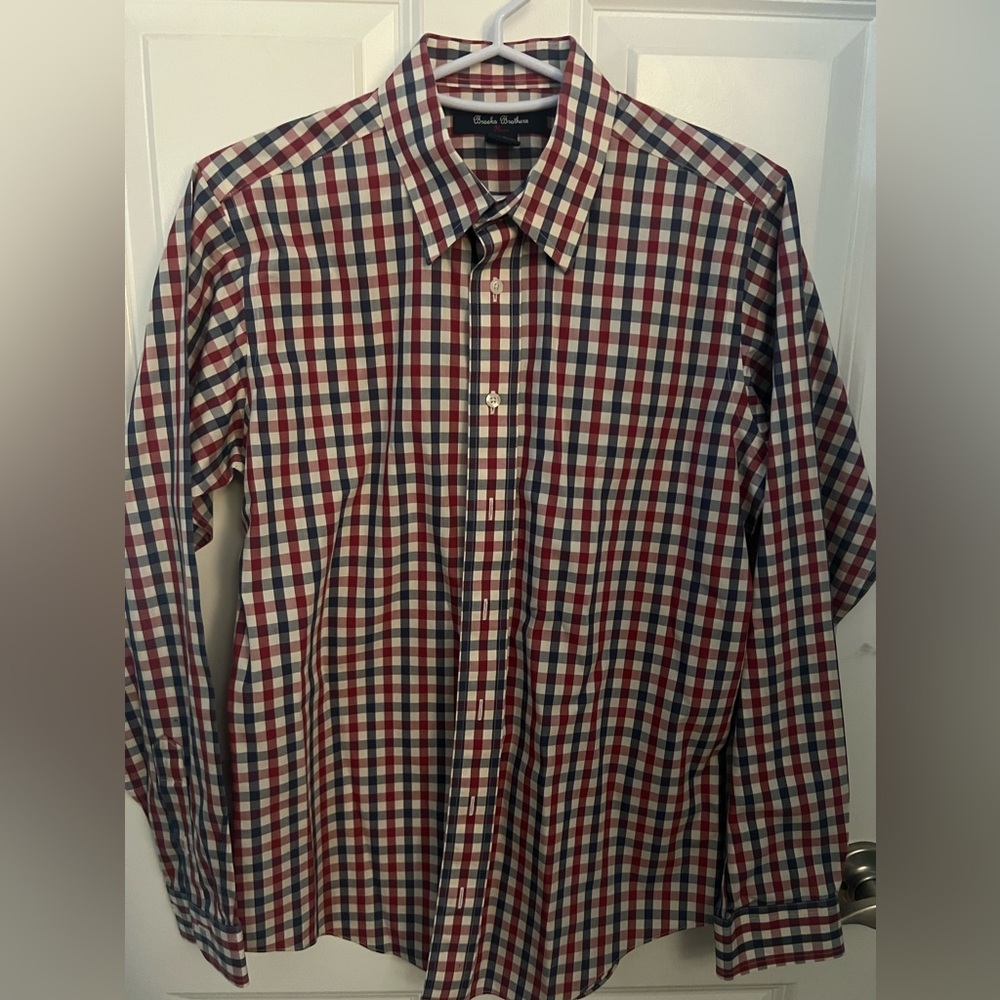Brooks brothers boys large button down shirt